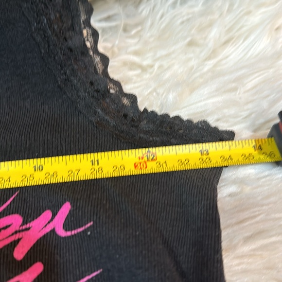 Rare Vintage Harley Davidson 3D emblem lace edge tank top - Picture 3 of 7